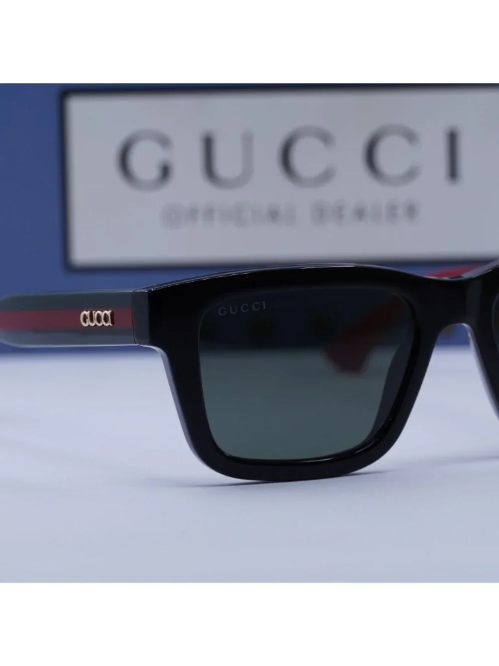 Gucci GG1869S 001 Square Sunglasses - Black / Grey